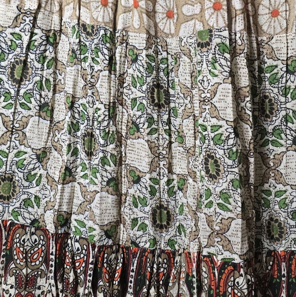 Vintage Notations 90s Peasant Bohemain Broom Skirt - Picture 7 of 8